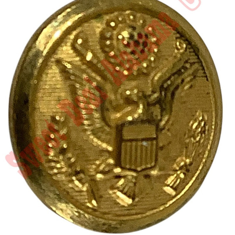 2-PK (Mid Century), Waterbury Co. Brass Buttons w/ Eagle Seal, 5/8"D