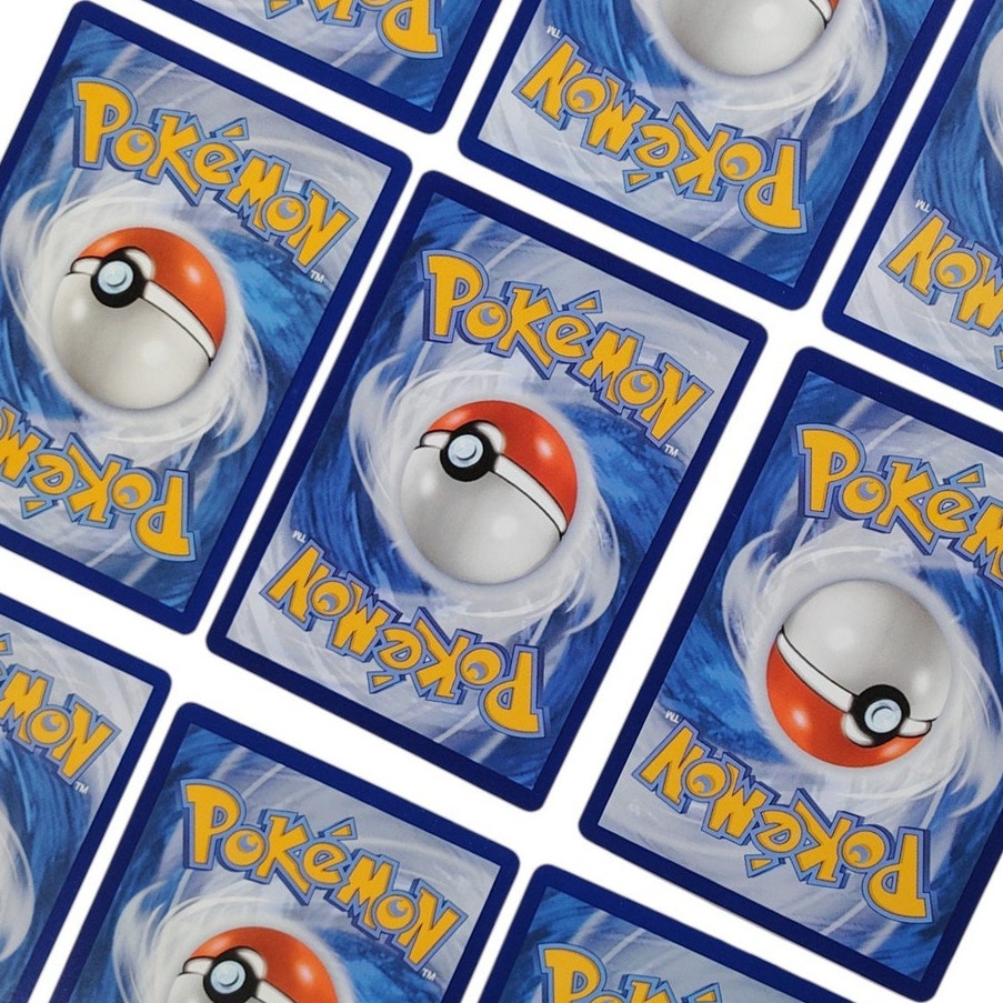 18 Random Pokémon Cards Pictured, Actual Photos Provided
