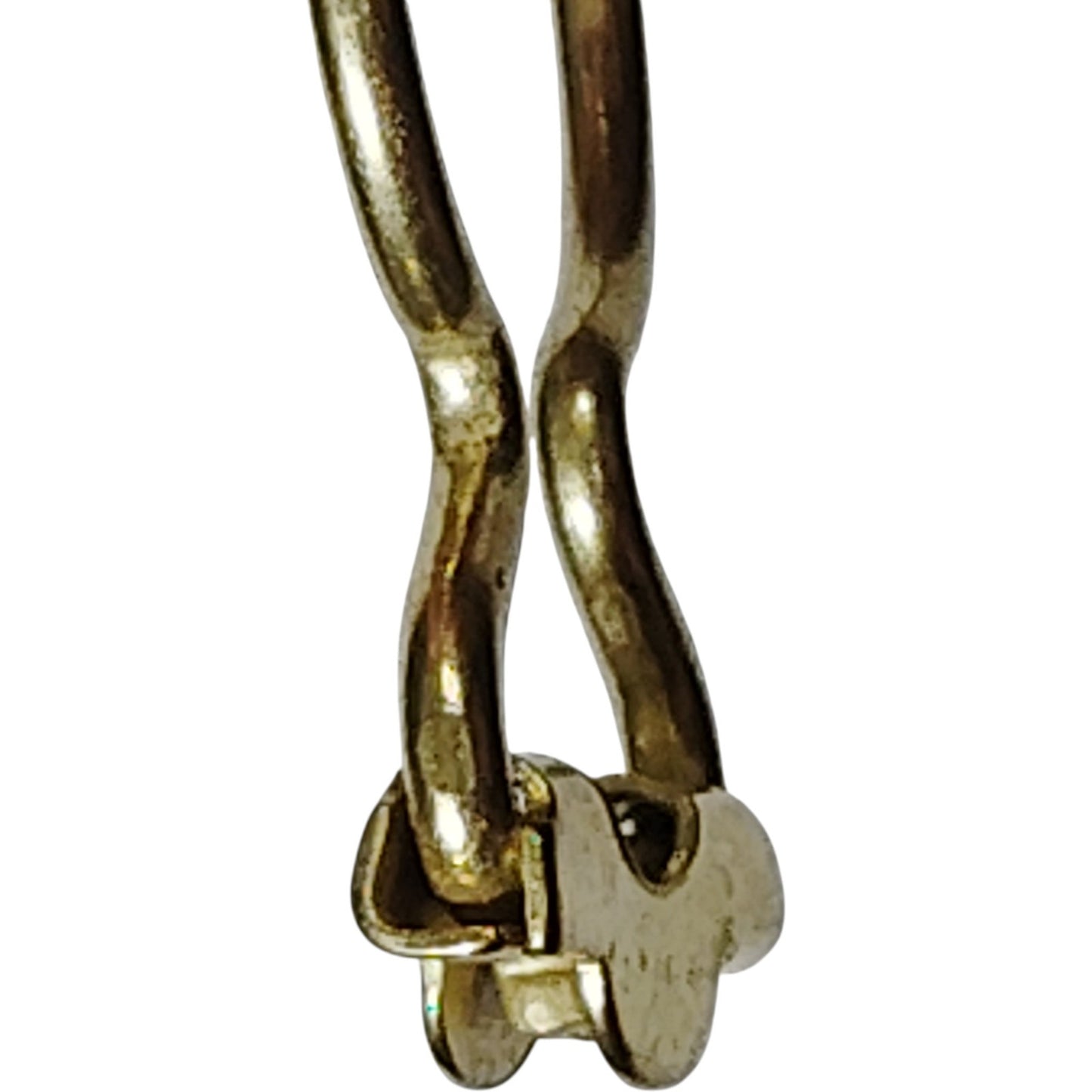Lot of 4 – Brass Suspender Loops – 1-7/8"W × 1-3/4"H – Fits 1-3/4" Webbing