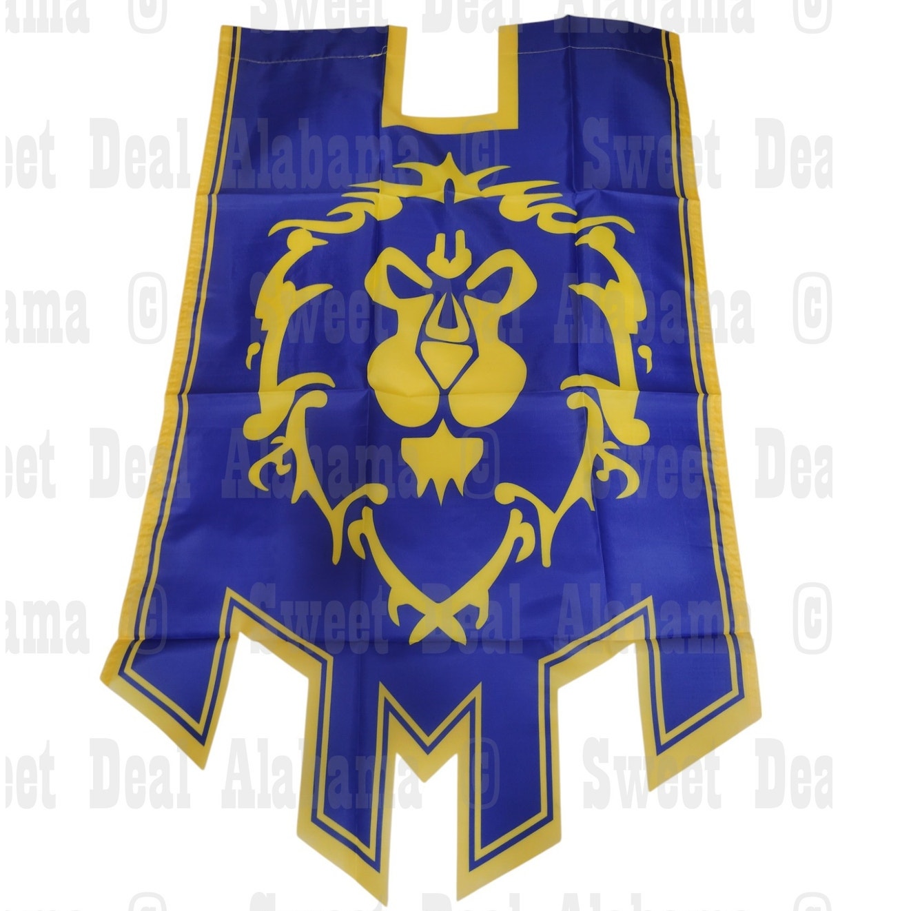 Alliance Badge Banner Flag – 24” x 40” World of Warcraft Emblem, Sleeved Hanging
