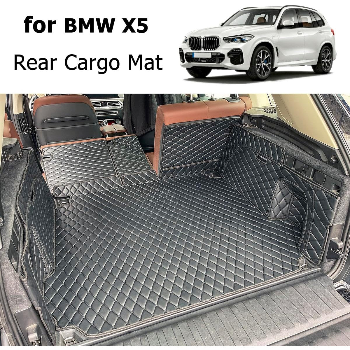 Cargo Mat for BMW X5 2019–2025 | Trunk & Side Panel Liners | Non-Hybrid & 5-Seat