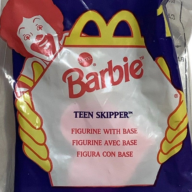 Barbie, Teen Skipper Collectible Figure, McDonald's Premium, 1998, NIP