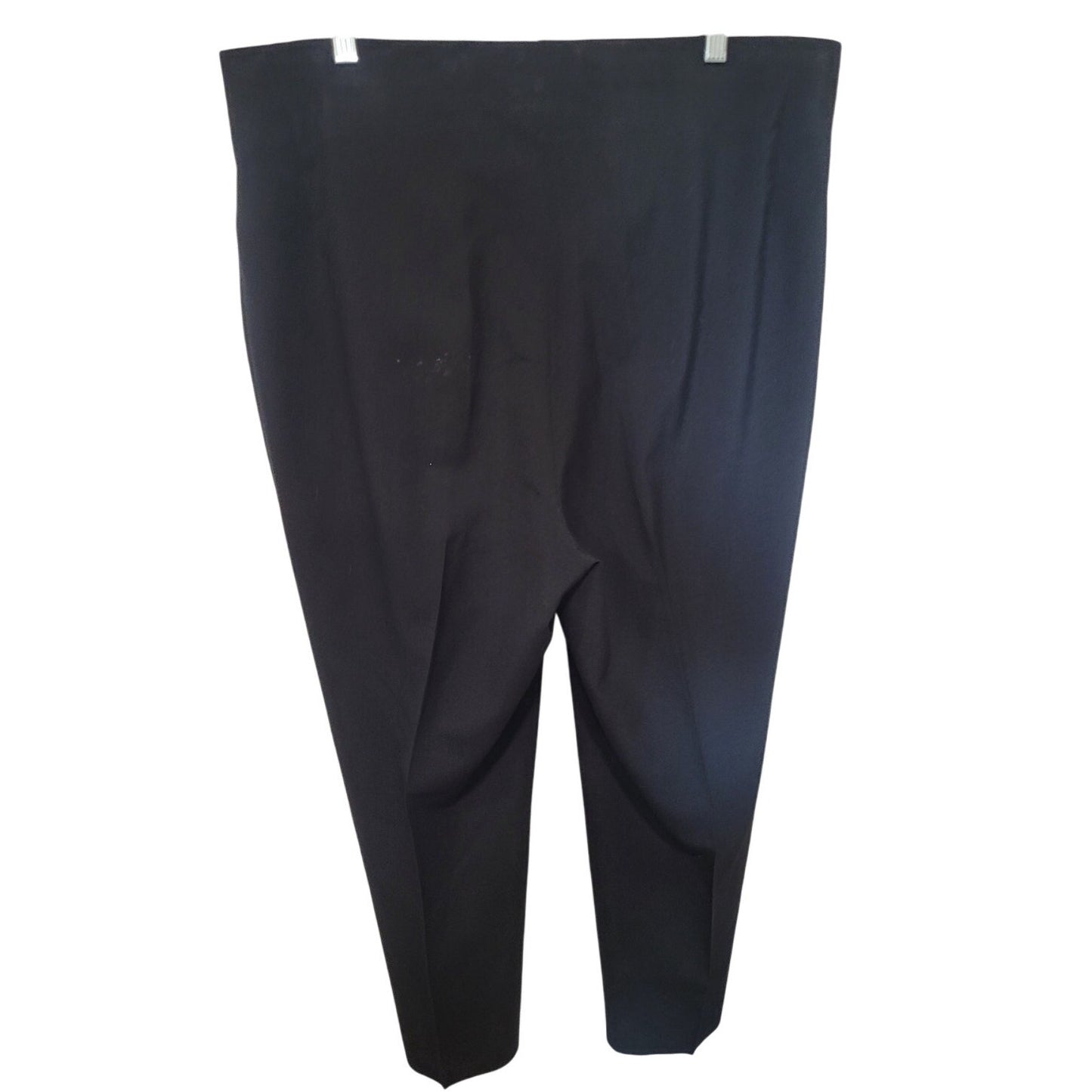 Ceremonial Black Dress Slacks - Size 38x28 (38S) - Side Stripe -Uniform Trousers