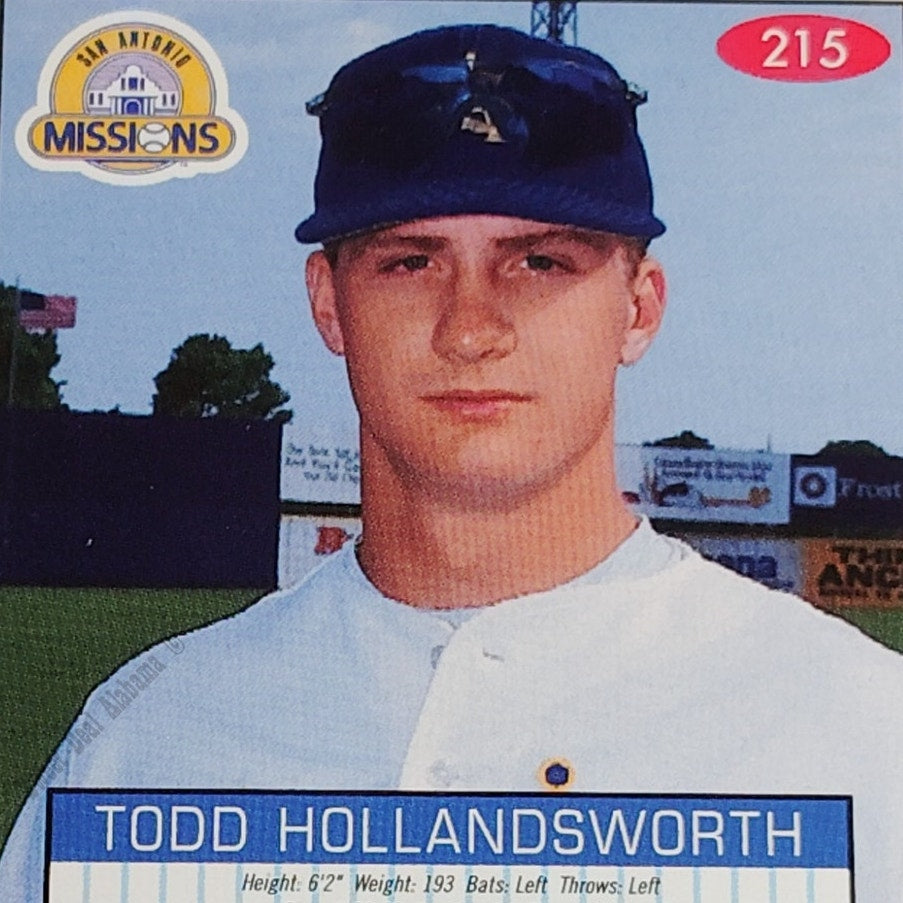 Todd Hollandsworth, San Antonio Missions, No. 215, 93-94 Fleer Excel Minor Leagues