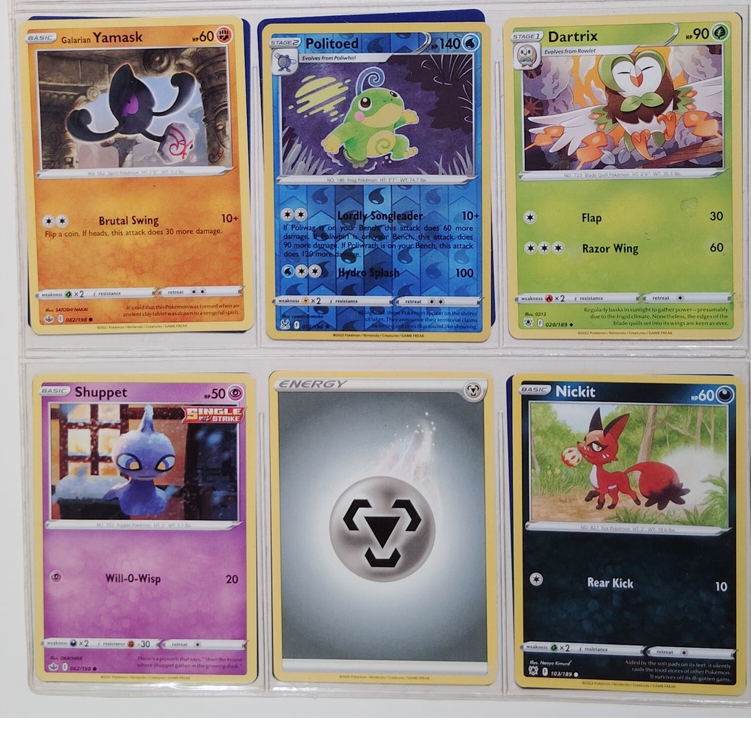 18 Random Pokémon Cards Pictured, Actual Photos Provided