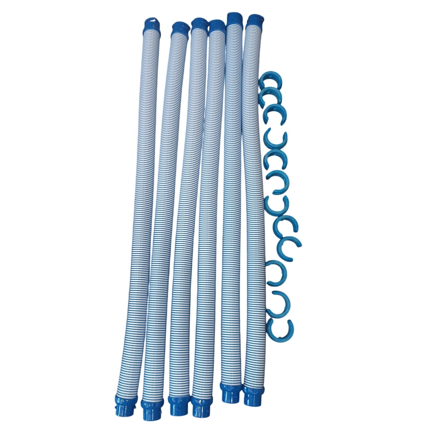 Pool Hose Set – 12 Locking Weights + 6 Vacuum Hoses for Zodiac MX6/MX8/X7/T3/T5