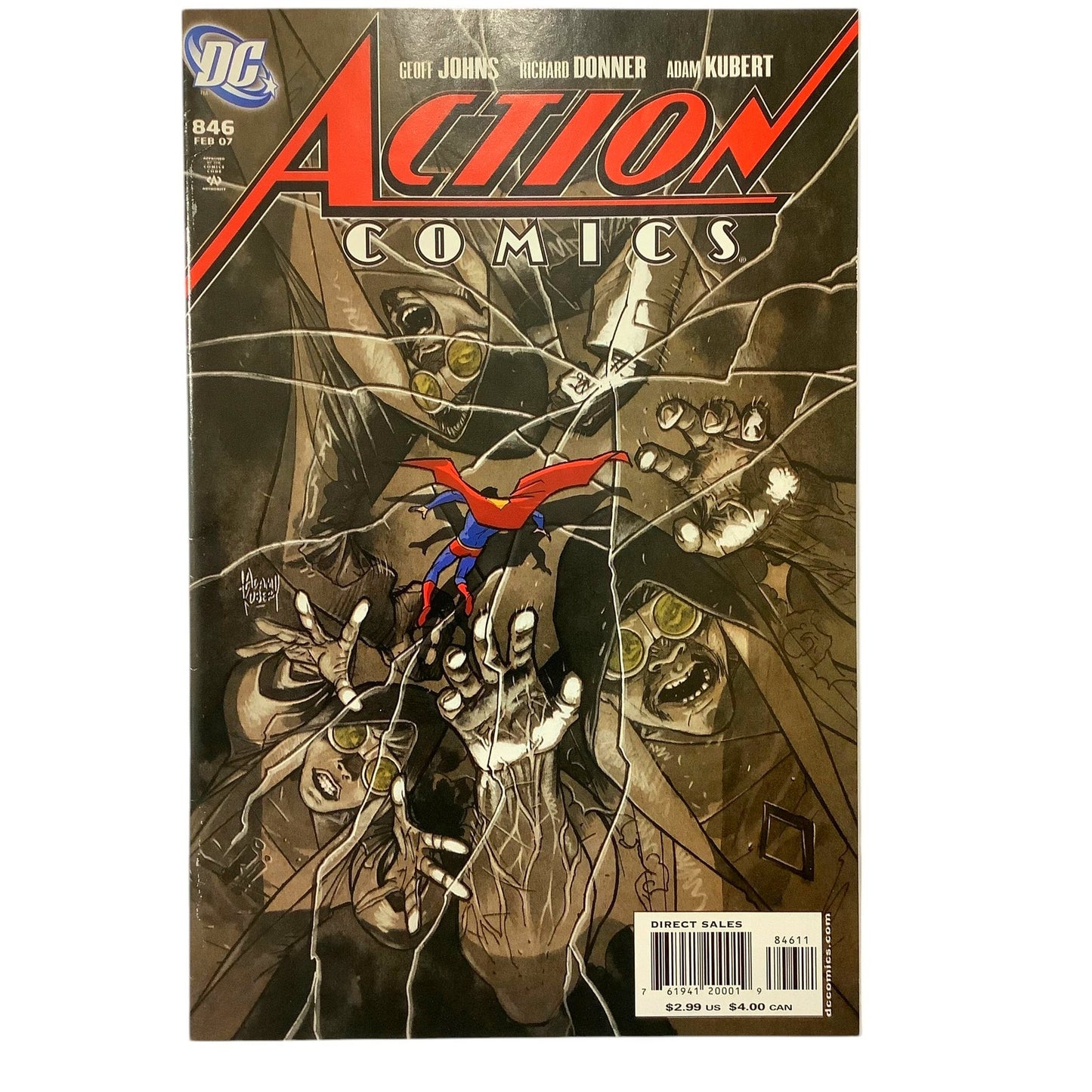 DC, Action Comics #846, Last Son Part 3/6, Feb 2007, NM 9.4