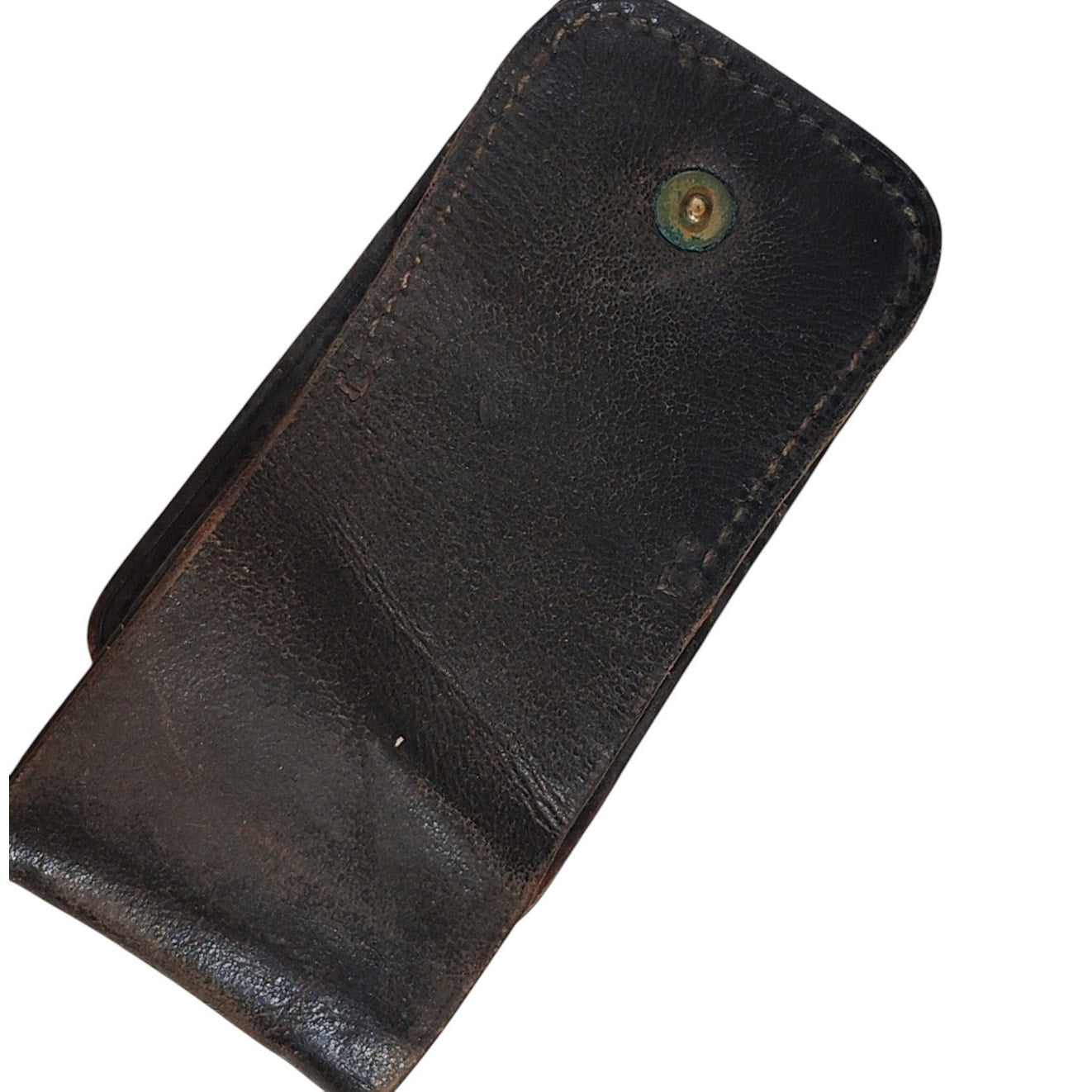 Vintage Leather Baton/Nightstick Holster, No Strap, Unmarked, Non-Functional