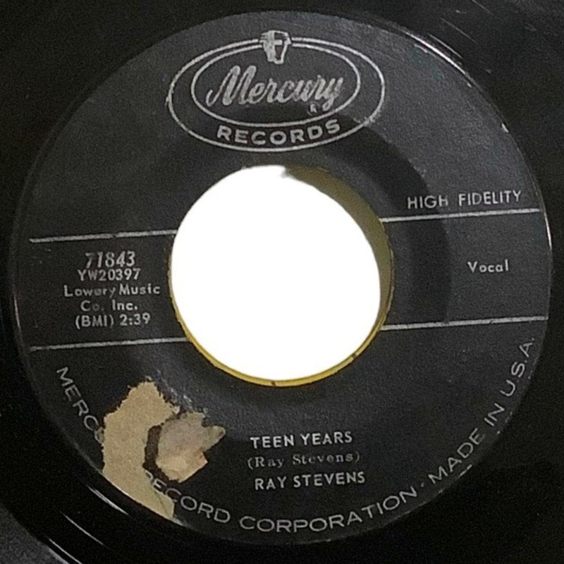 Ray Stevens – Teen Years and Jeremiah Peabody's Poly Unsaturated Quick Dissolving Fast Acting Pleasant Tasting Green And Purple Pills