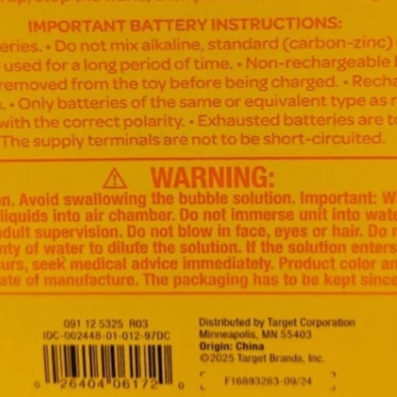 Double Bubble Blaster – Sun Squad Plastic Bubble Blower Toy Ages 3+