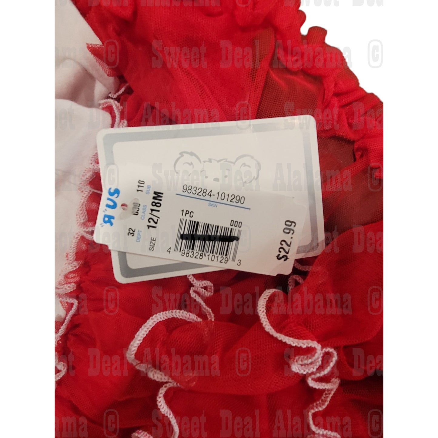 Koala Kids “Daddy’s Valentine” Dress – 12/18M, LS, Tulle Skirt, Valentine’s
