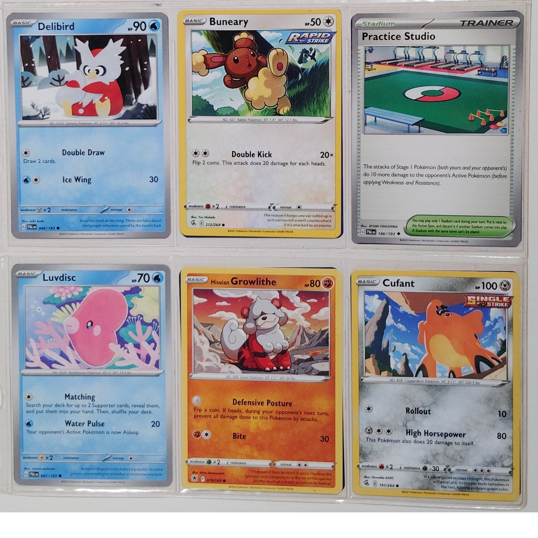 18 Random Pokémon Cards Pictured, Actual Photos Provided