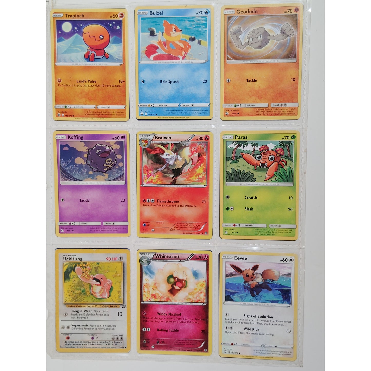 18 Random Pokémon Cards Pictured, Actual Photos Provided