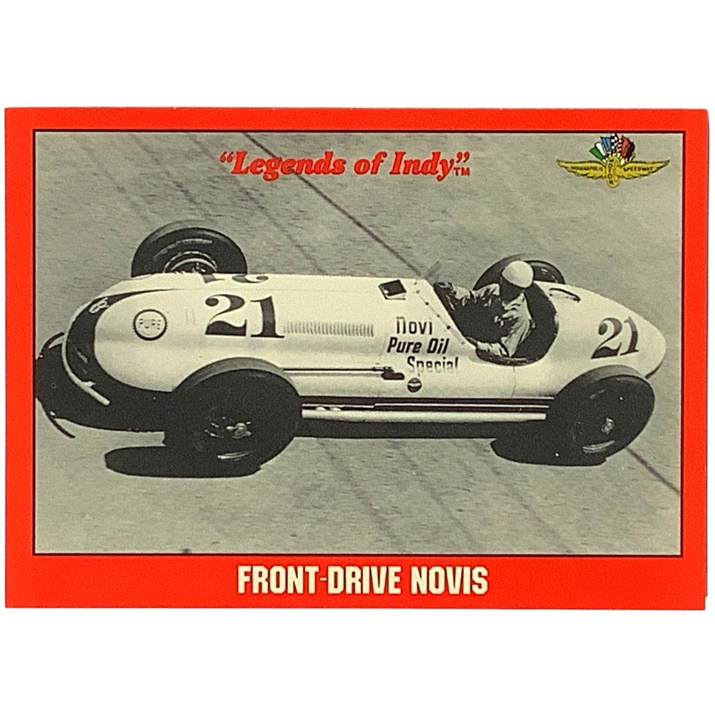 1952 Chet Miller's Front Drive Novi at Indy 500, 1992 Legends of Indy, #74 NM+