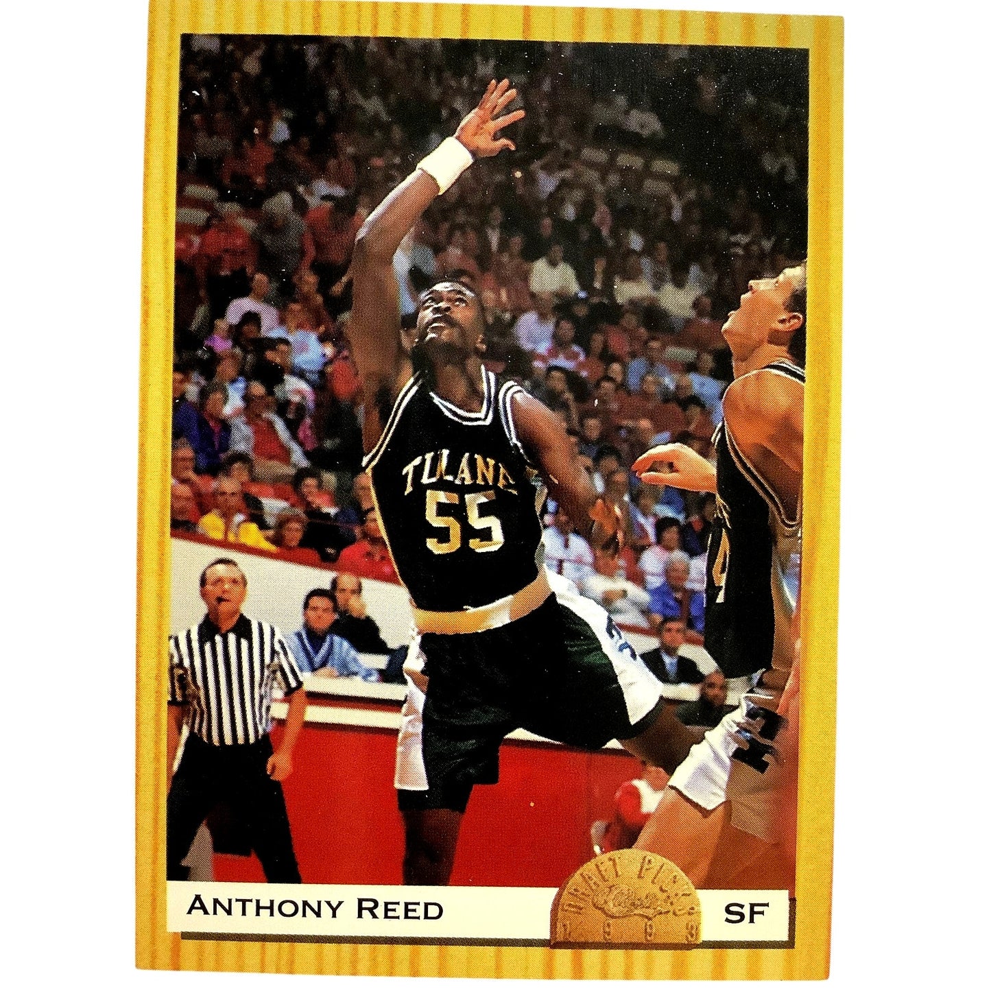 Anthony Reed, Tulane (F), Classics 1993 Draft Picks Card 60, EXC