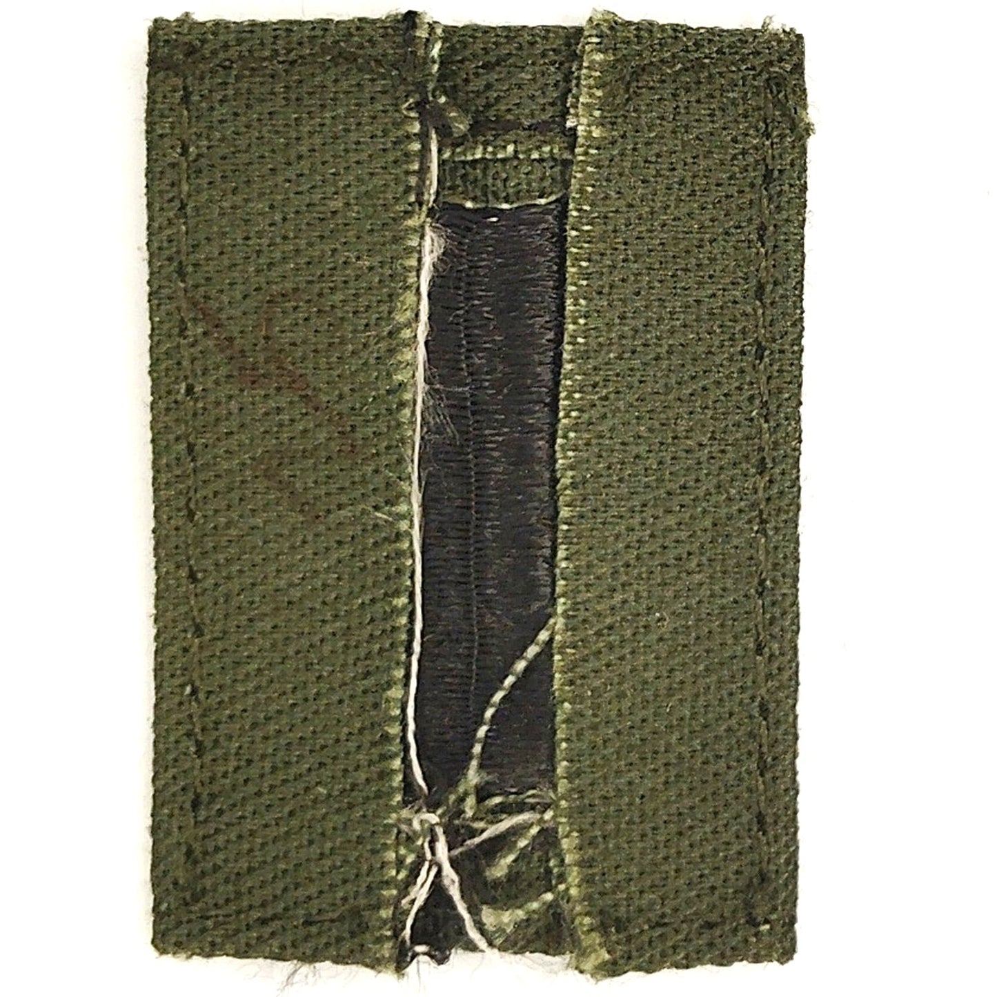 USAF First Lieutenant 1LT O‑2 Rank Patch Subdued ODG 1‑5/8" × 1‑1/8" TE Vintage