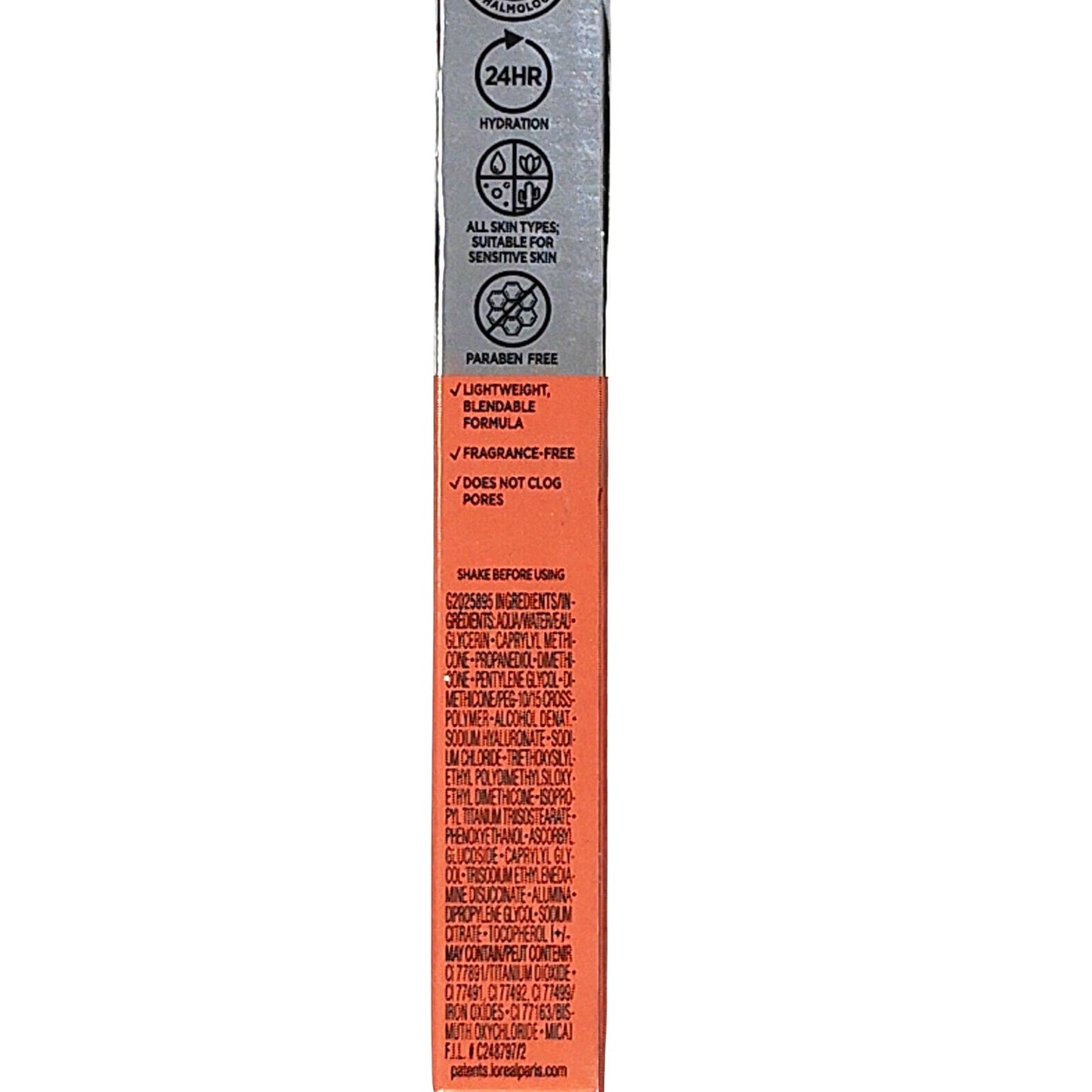 L'Oréal Paris True Match Eye Cream in a Concealer Dark W7-8 0.5% Hyaluronic Acid