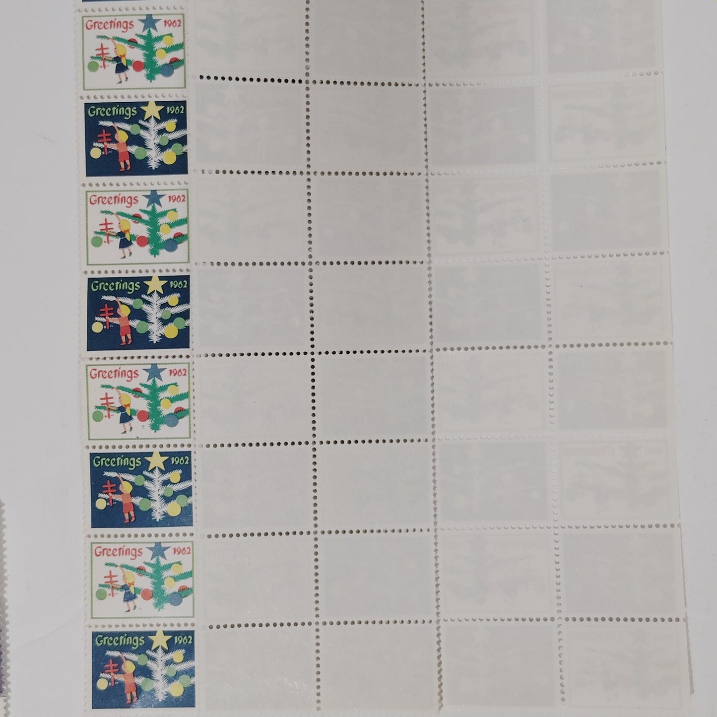1962 Christmas Stamps (Cinderella), 113 Ct. - Tuberculosis & Resp. Disease Ass'n
