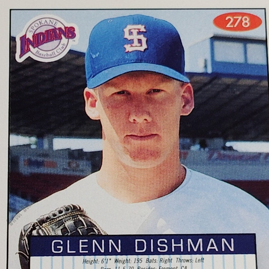 Glenn Dishman, Spokane Indians, #278, 93-94 Fleer Excel Minor Leagues
