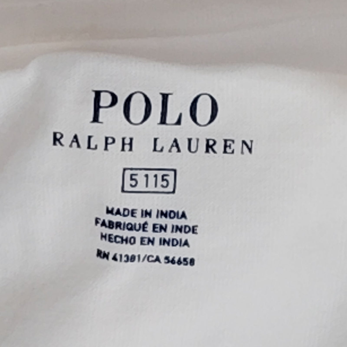 Polo Ralph Lauren Boys POLO 1992 Graphic Tee Size 5 White Navy T-Shirt