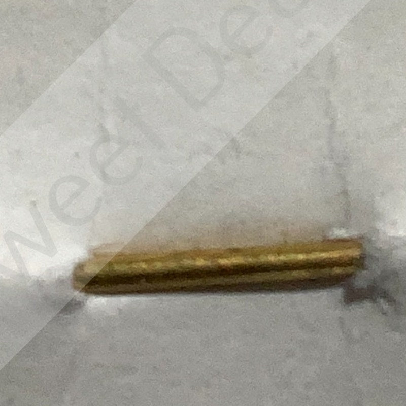 Early/Mid 1900s Brass C-Clasp "90" Collar Device 3/8"H Hat / Lapel Pin