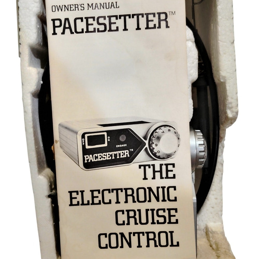 1976 Pacesetter Electronic Cruise Control NIB Annuncionics Inc. w/ Manual & Warranty Card, Vintage