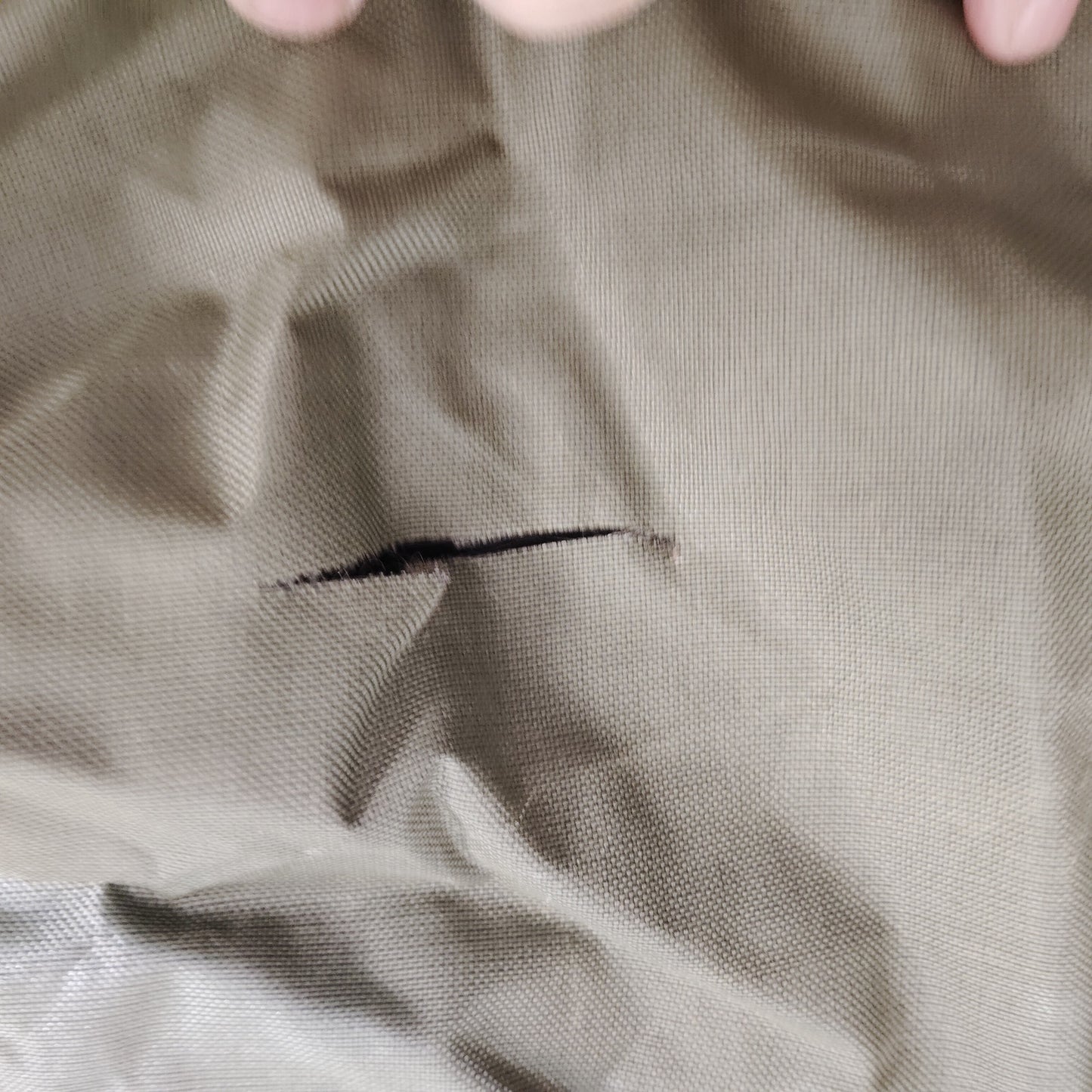 1980 Military Waterproof Clothing Bag, Green, Fast Wind Industries, 2" Cut