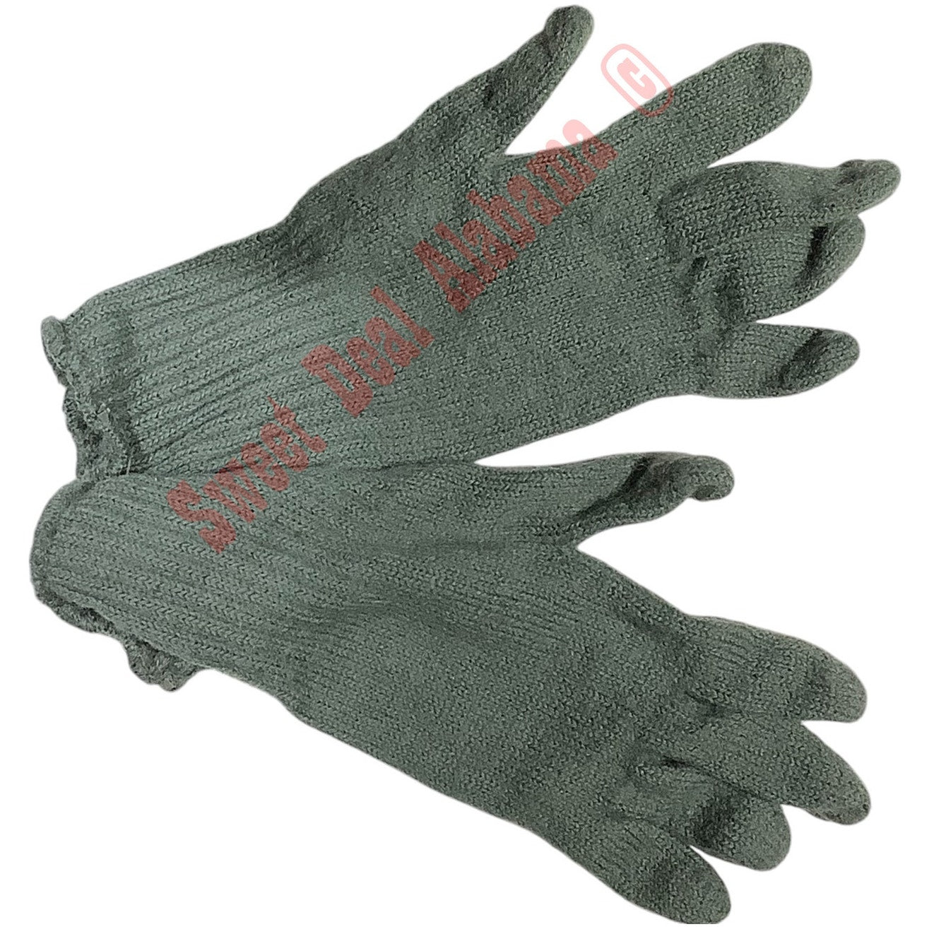 VTG Small Wool Military Issue Cold Weather Glove Inserts, Personal Field Gear
