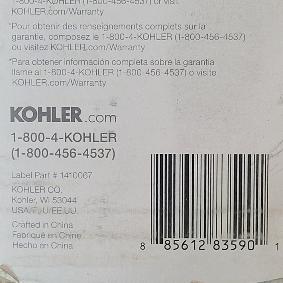 KOHLER Carmichael 16 in. Grab Bar Polished Chrome