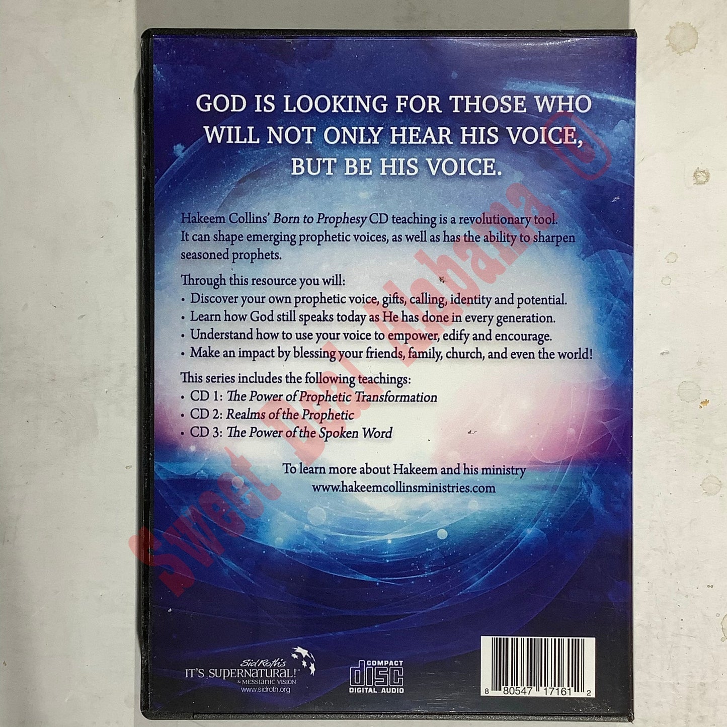 Born to Prophesy 3-CD Set by Hakeem Collins, Sid Roth's It's Supernatural Series