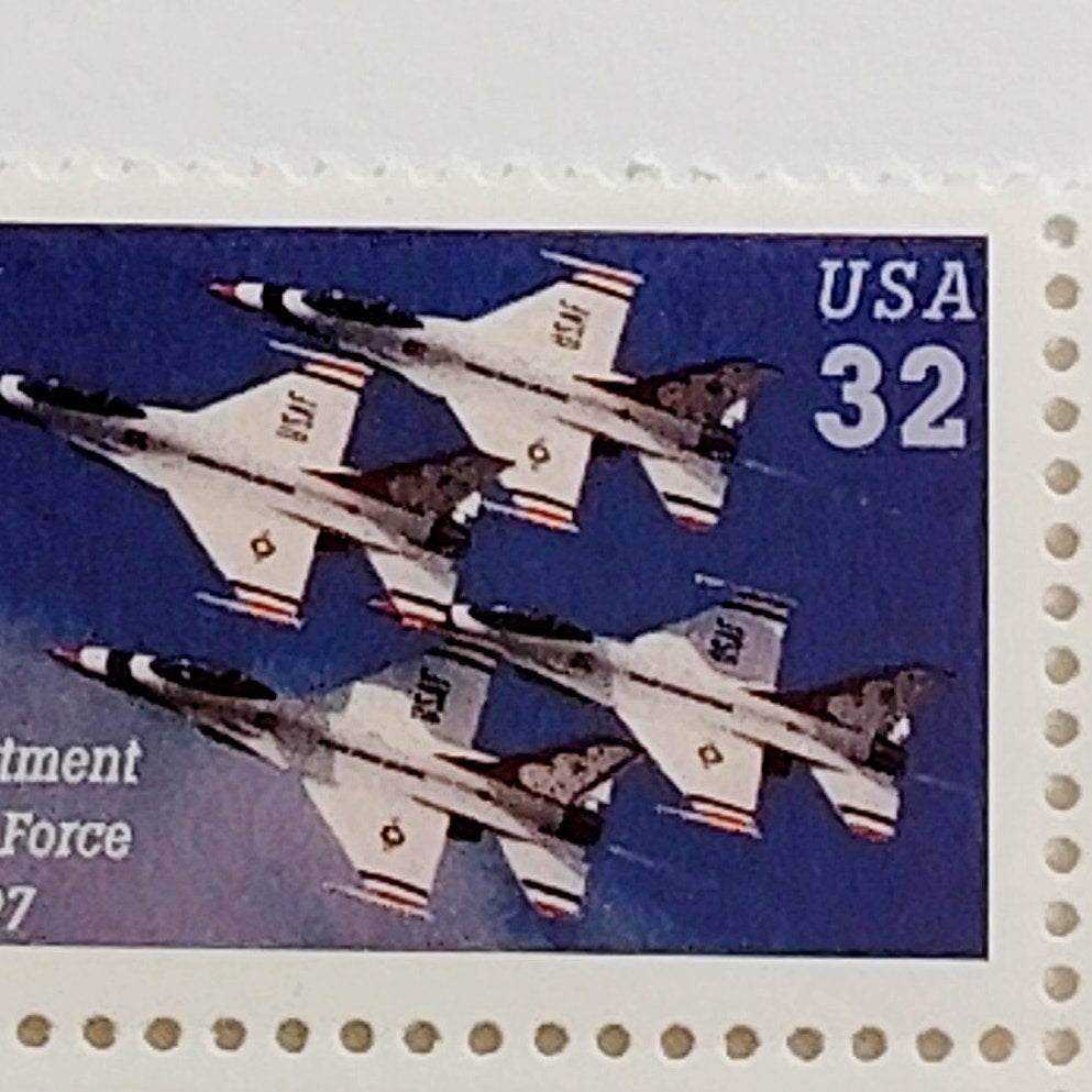 Plate Block of 4 – 1997 USA 32¢ Air Force 50th Anniversary MNH Scott 3167 P1111