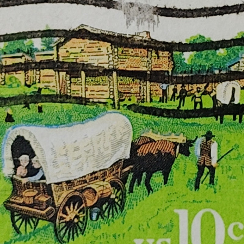 1974 U.S. 10¢ First Kentucky Settlement Stamp – Scott 1542 – Fort Harrod – Used