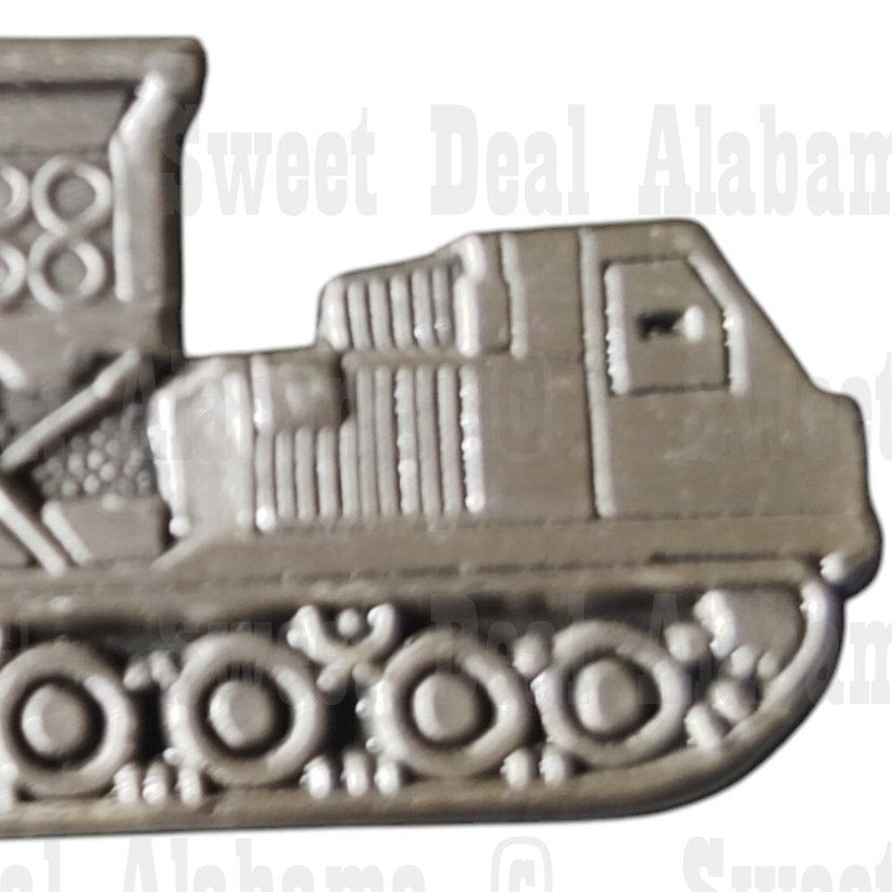 Multiple Launch Rocket System (MLRS) M270 Vehicle Hat, Lapel Pin 1-1/8"W x 5/8"H
