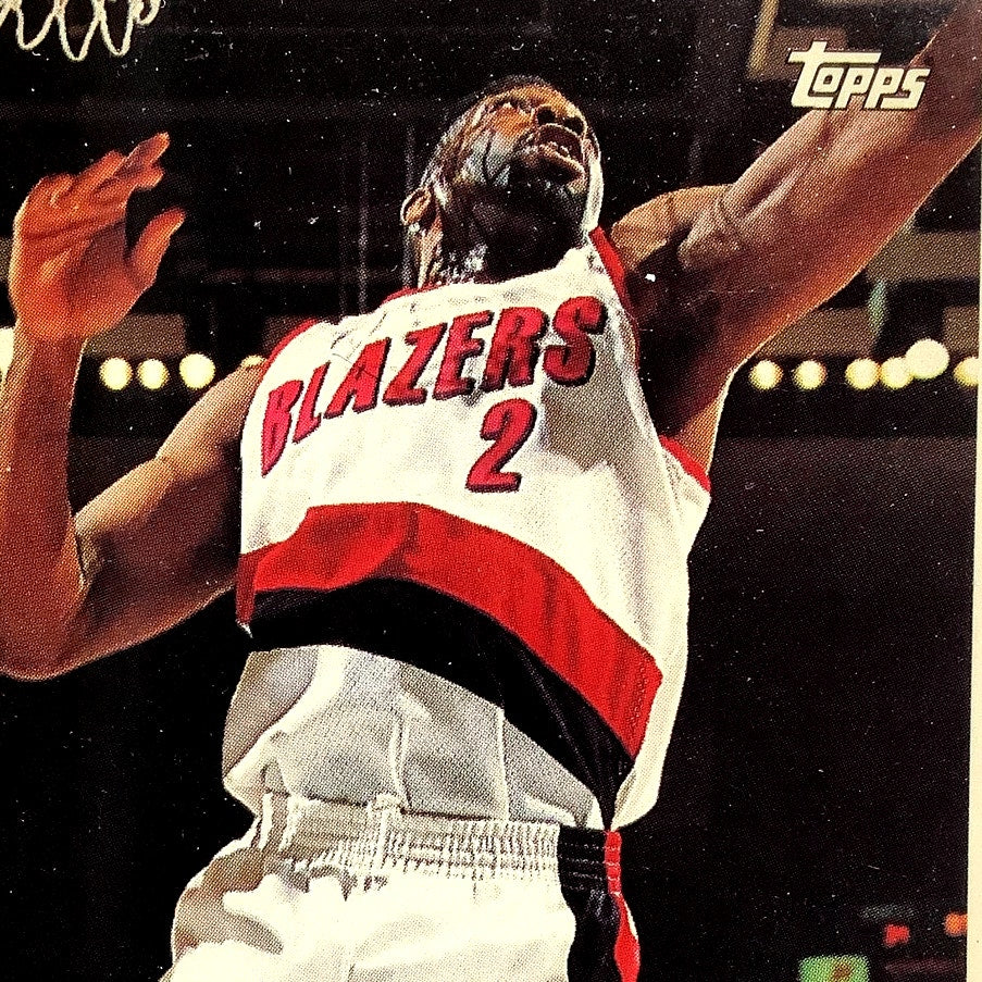 Mark Bryant, Portland Trail Blazers, 1993 Topps Collector's Card 189, EXC