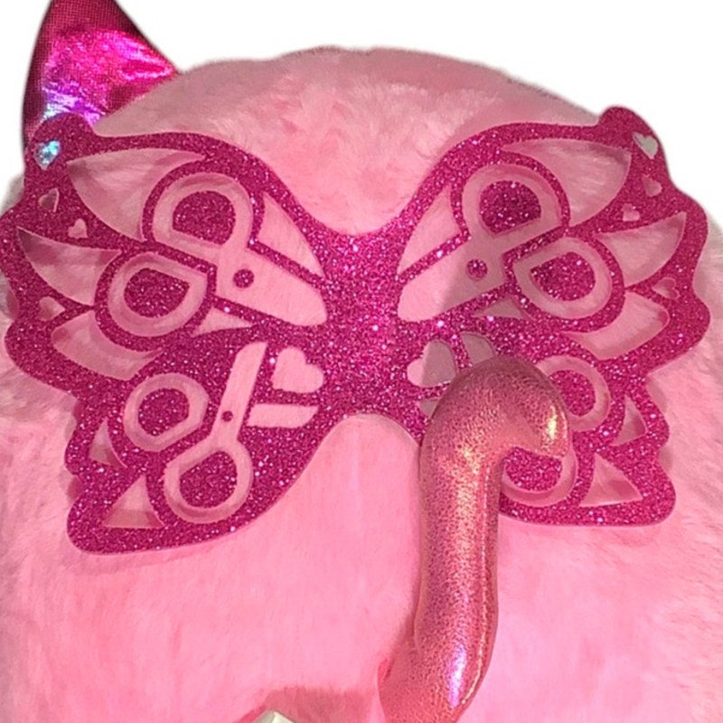 Zuru 10"D Rainbocorn Unicorn Cat Rainbow Surprise, Pink with Fairy Wings, EUC