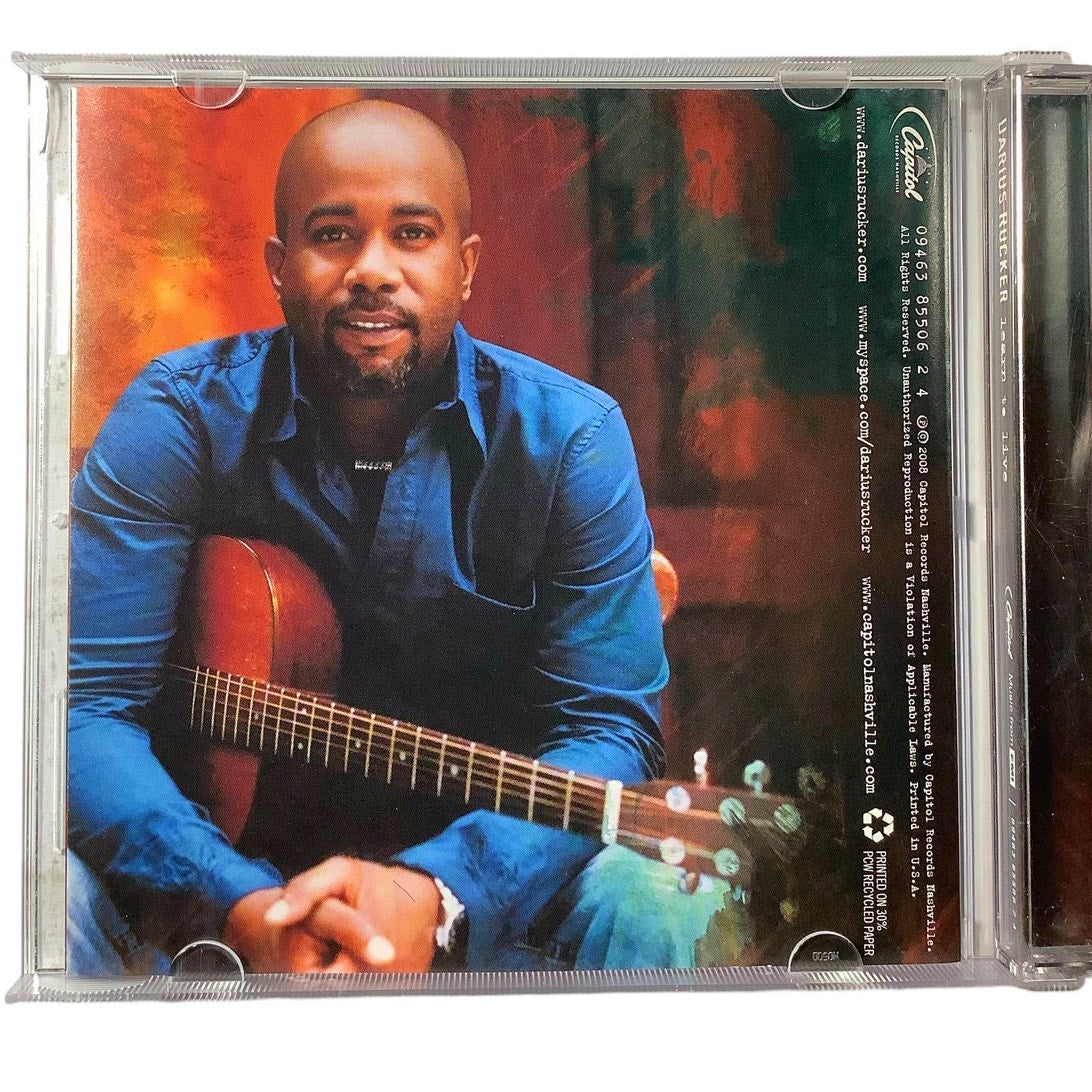 Learn To Live, Darius Rucker, 2008 Music CD, EUC, Original Artwork, Case