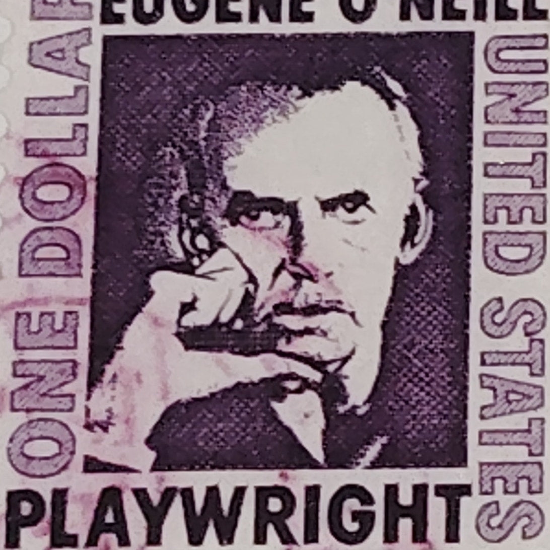 1967 $1 Eugene O’Neill Stamp – Prominent Americans Series – Scott #1294