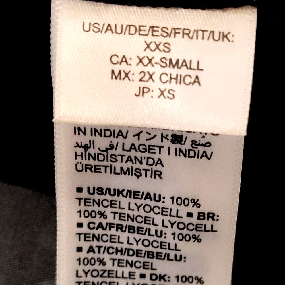 The Drop Women's Britt Tiered Maxi Tent Dress, Black, XXS (00)