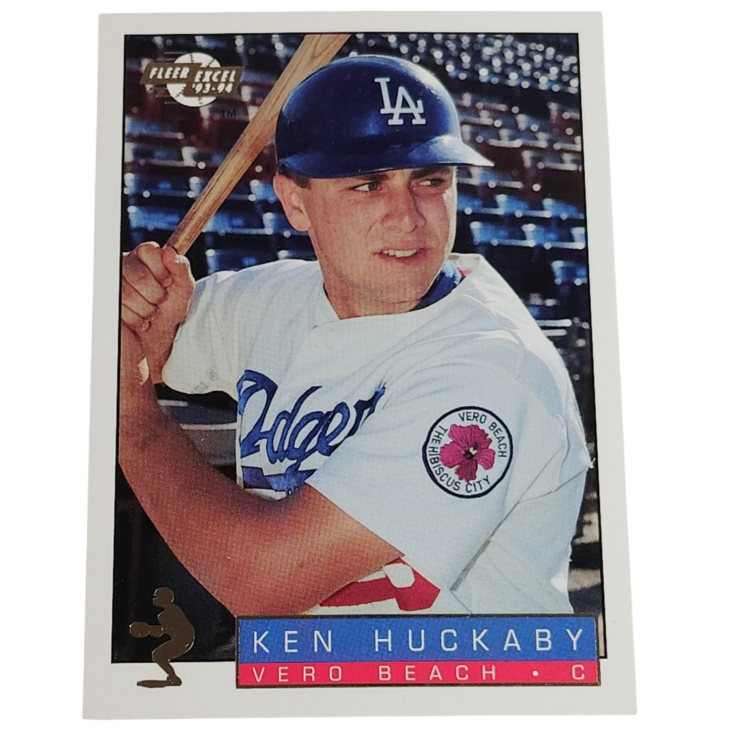 Ken Huckaby, Vero Beach Dodgers, No. 216, 93-94 Fleer Excel Minor Leagues