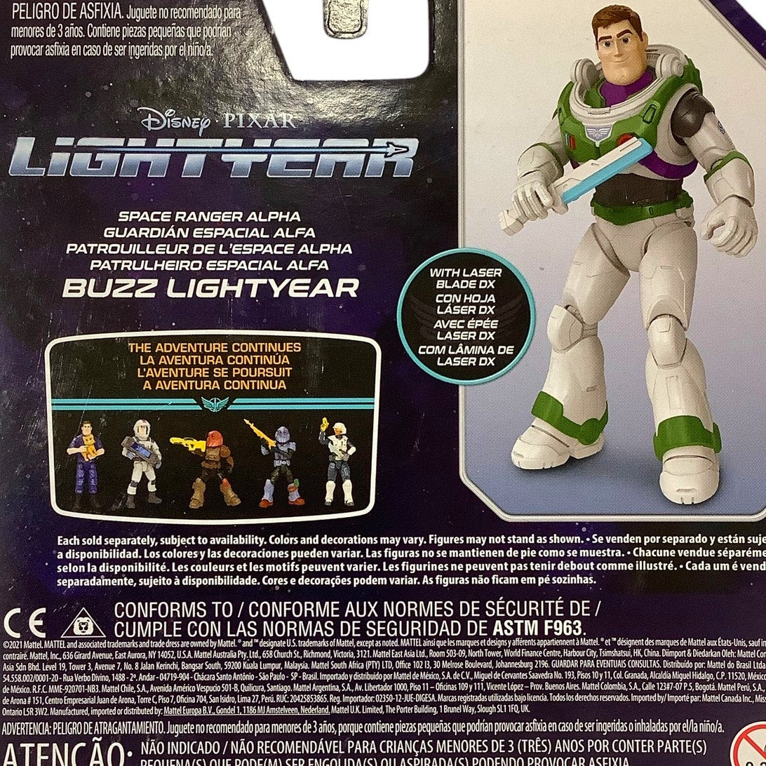 Disney Pixar Buzz Lightyear Space Ranger Alpha, 5"H Action Figure w/ Laser Blade