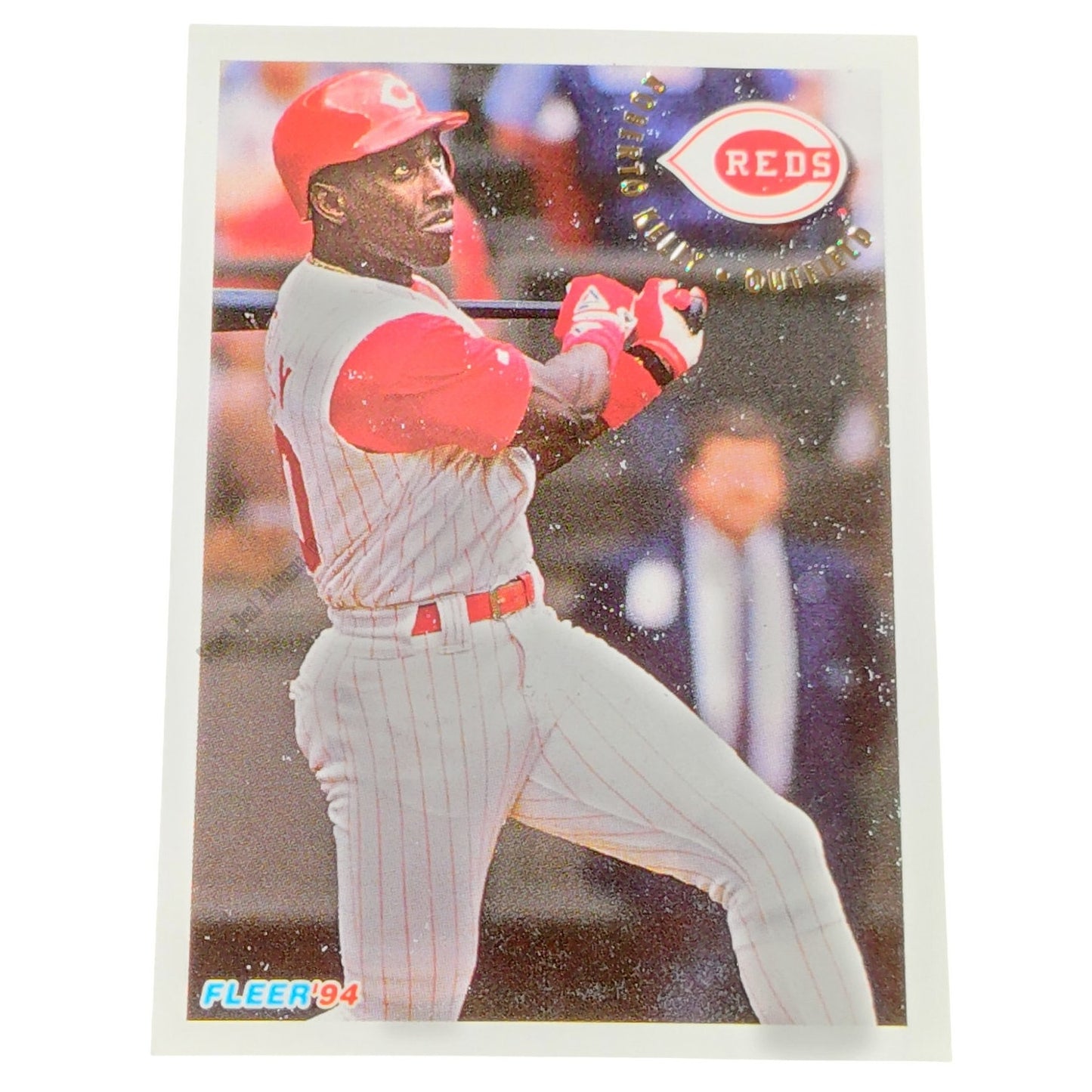 Roberto Kelly, Cincinnati Reds, #412, 1994 Fleer Baseball Collector's Card