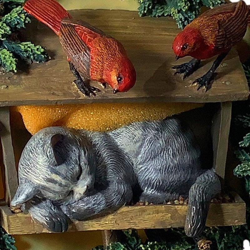 Collector's Sculptural Plate: 3D Catnap, Unexpected Guests P Weirs, BradEx 1998