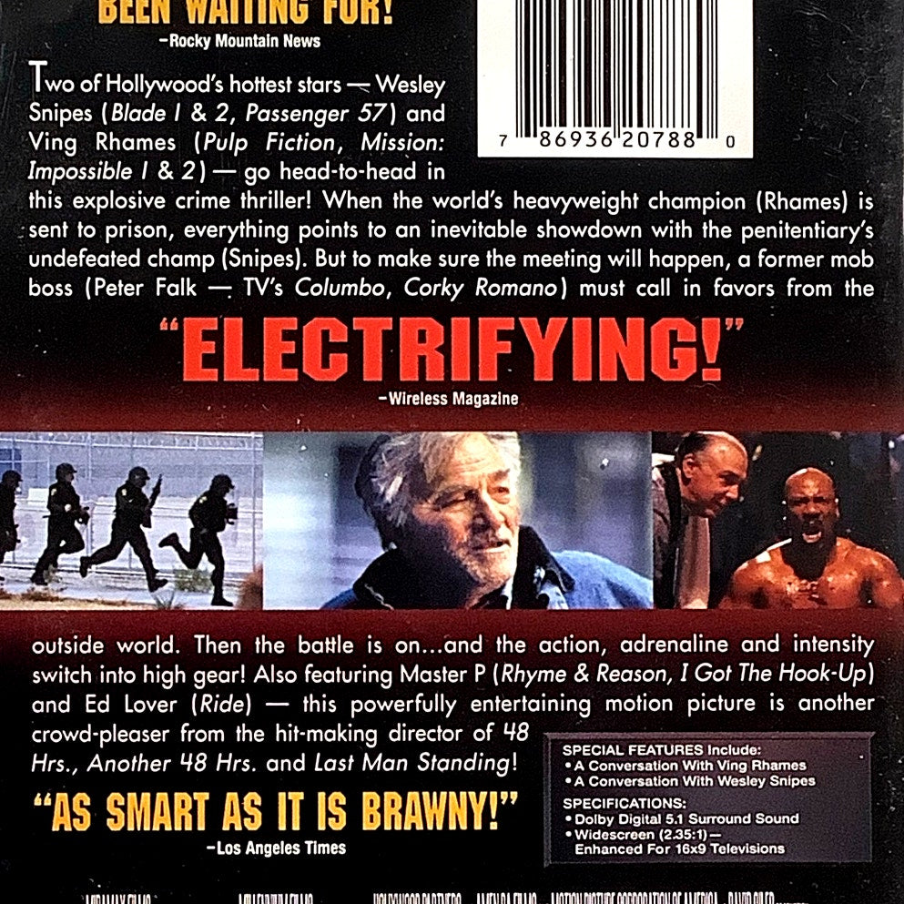 Undisputed (2011, DVD) 94 Minute of Mystery & Thrill, Wesley Snipes, Vino Rhames