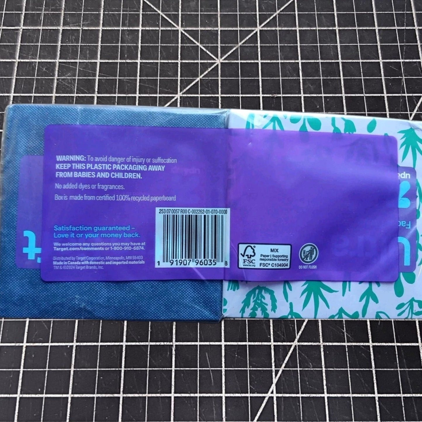 Ultra Soft 3‑Ply Facial Tissue – Back‑to‑School Designs – 4pk/260ct – up & up