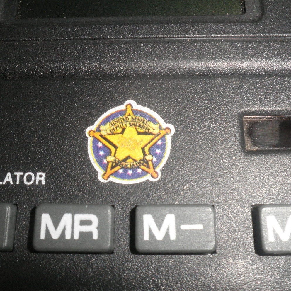 8 Digit- U.S Deputy Sherriff Association Calculator, 5.5" x 7.5", Collector's