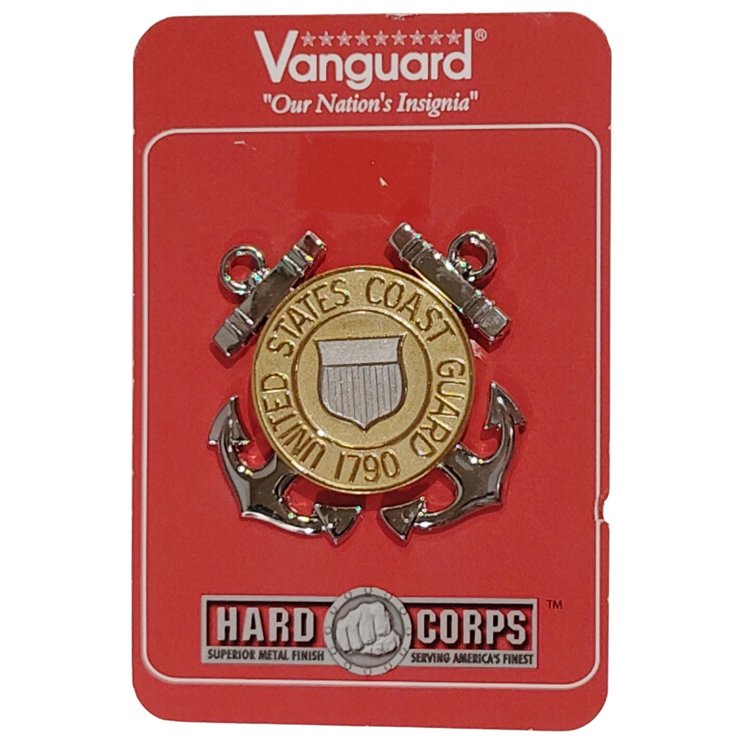 Coast Guard Cap Device – Enlisted – Regulation Size – 1-3/4" x 1-3/4"