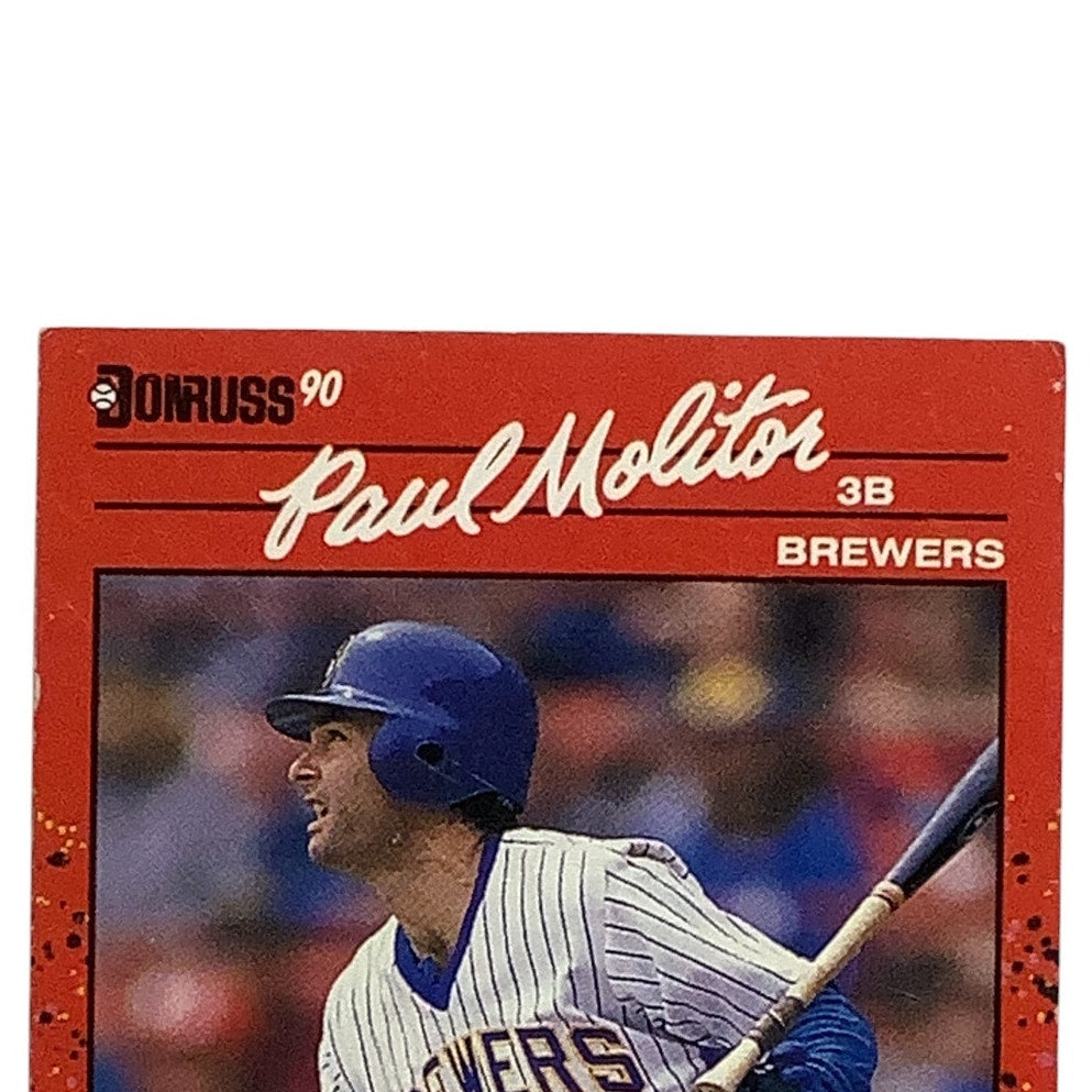 Paul Moliter, Milwaukee Brewers, MLB, Donruss 1990, Card 103, EXC