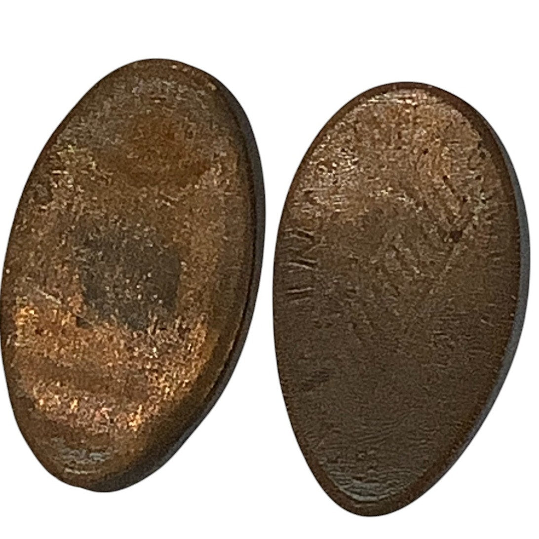 Pressed Souvenir Pennies, Featuring: Maui Hawaii & "Kissing the War Goodbye"
