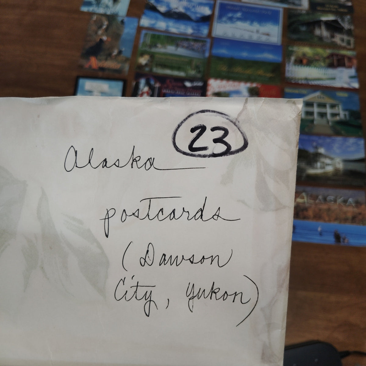Vintage Alaska & Yukon Postcard Collection (23 pcs)- Glaciers, Wildlife, History