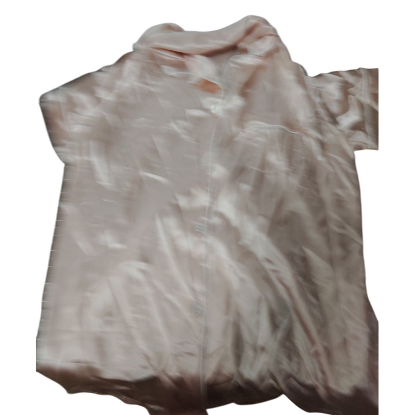 AW Bridal Rose Satin Pajama Shirt – Large, 100% Polyester